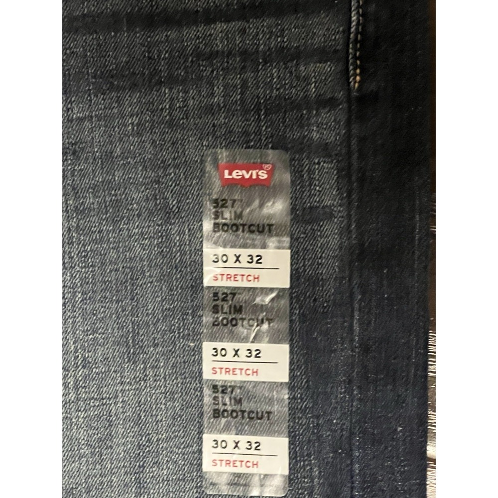 NWT Levi 527 Bootcut Jeans,Blue, Men's 30x32 - Picture 7 of 8
